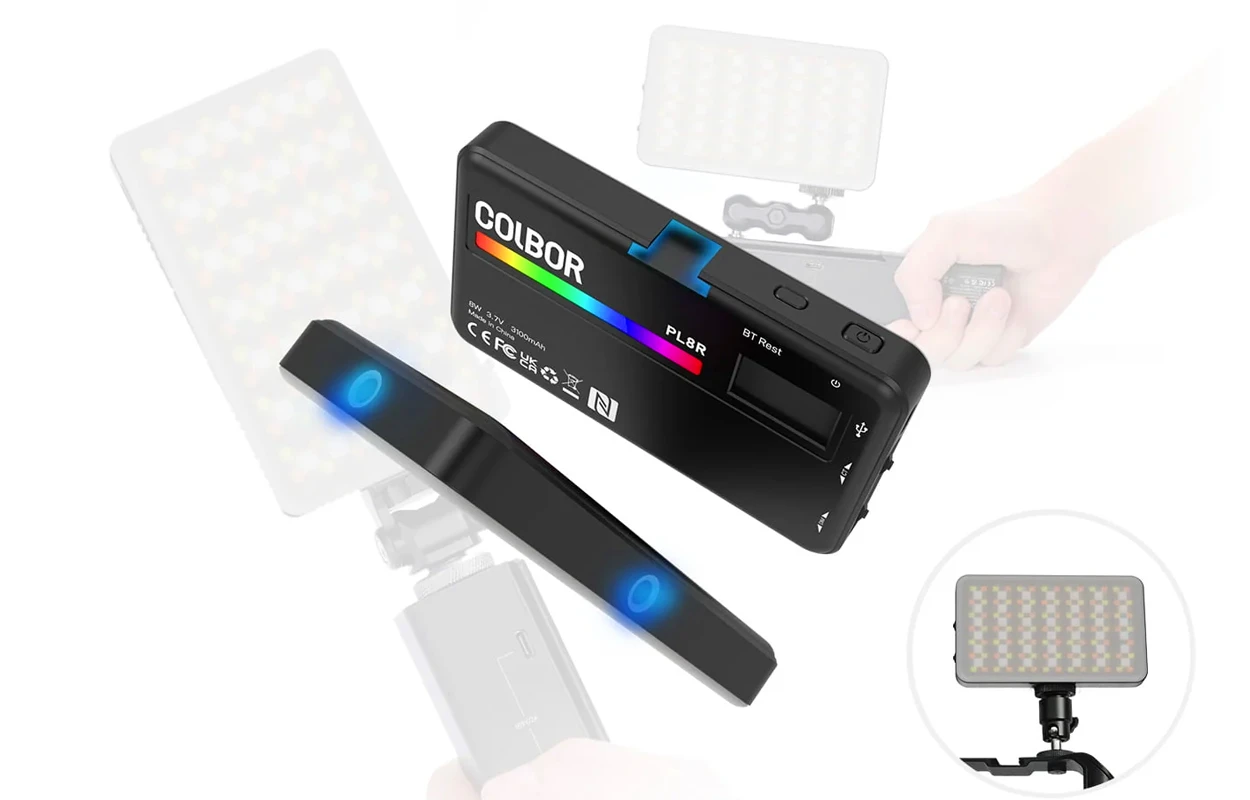 Colbor PL8R led svetlo RGB Powerbanka