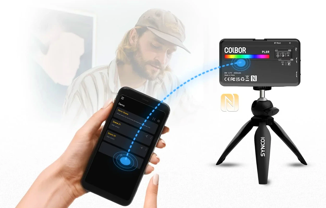 Colbor PL8R led svetlo RGB Powerbanka