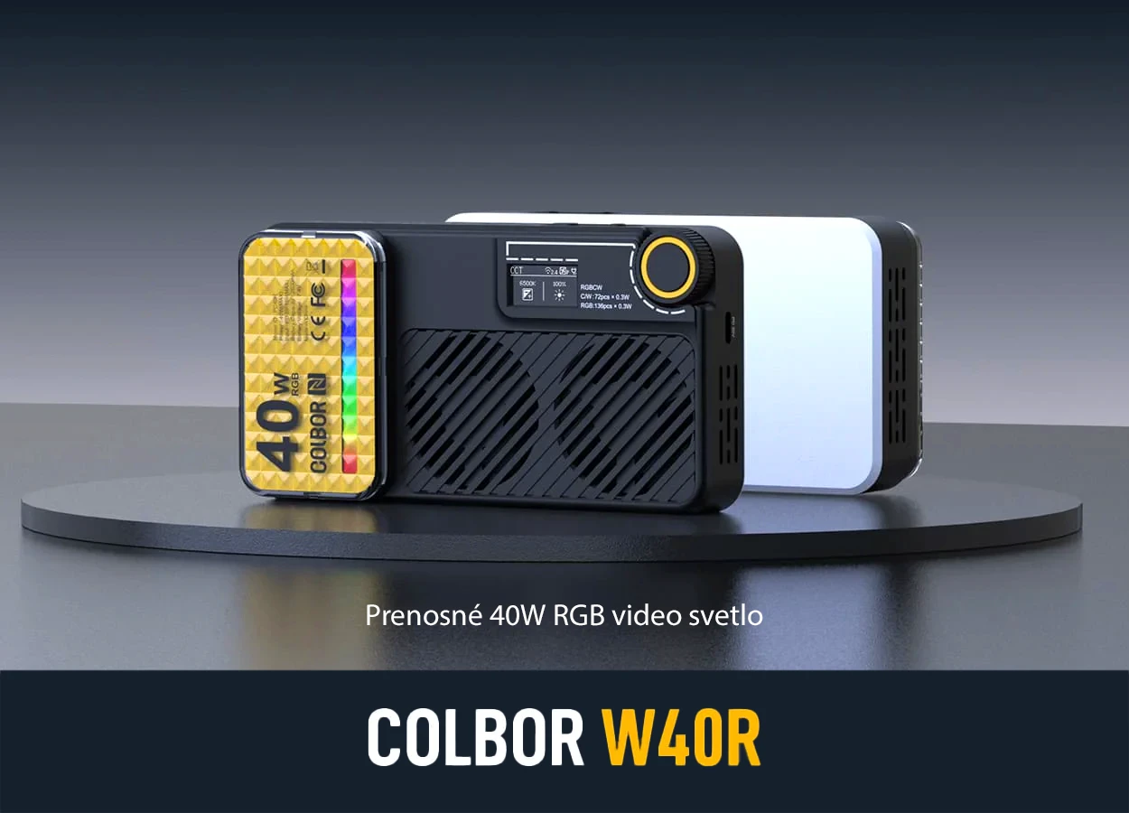 Colbor W40R led svetlo RGB
